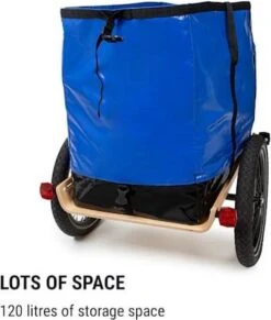 Klarfit Follower Fietsaanhanger Set - Fietskar 16" Luchtband - Aanhangwagen 35 Kg Belastbaarheid - Transporttas 120 Liter 18 Klarfit Follower Fietsaanhanger Set - Fietskar 16" Luchtband - Aanhangwagen 35 Kg Belastbaarheid - Transporttas 120 Liter -Winkel Voor Fietsbenodigdheden 1018x1200