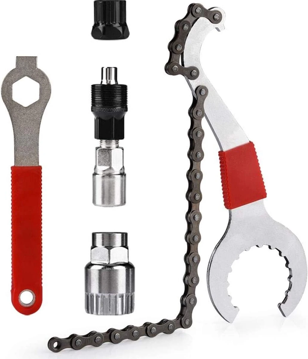 Merkloos Professionele Cassette Afnemer En Kettingzweep - Complete Set 3 Merkloos Professionele Cassette Afnemer En Kettingzweep - Complete Set