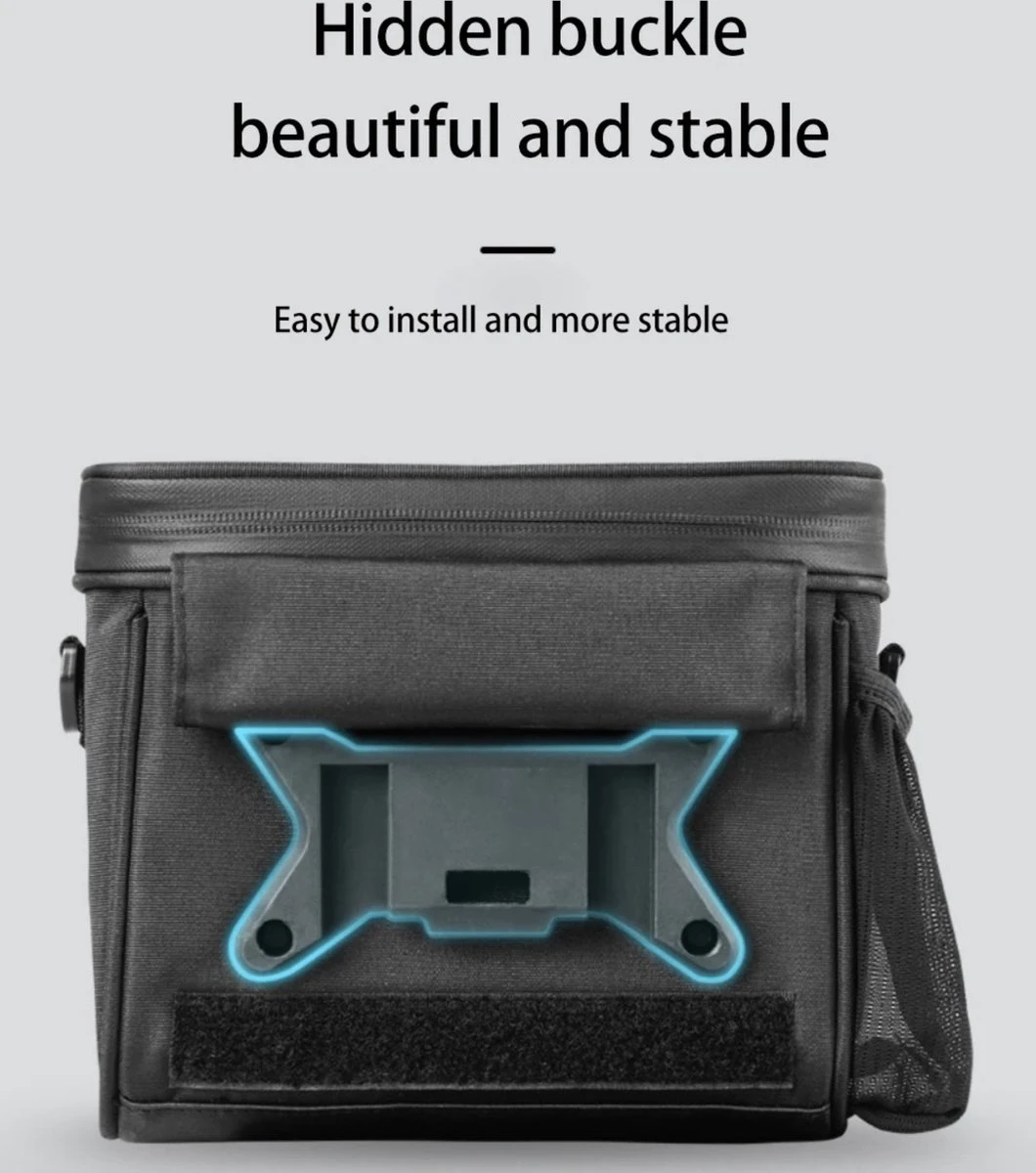 Stuurtas Fiets - Telefoonhouder Fiets - GSM Houder Fiets - Afneembaar - Touchscreen - Bidonhouder - Zwart 8 Stuurtas Fiets - Telefoonhouder Fiets - GSM Houder Fiets - Afneembaar - Touchscreen - Bidonhouder - Zwart - Afbeelding 6