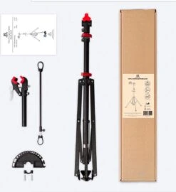 LifeGoods Fiets Montagestandaard - Fietsreparatie Racefiets / MTB - Incl. Stuurhouder - Zwart/Rood -Winkel Voor Fietsbenodigdheden 1097x1200