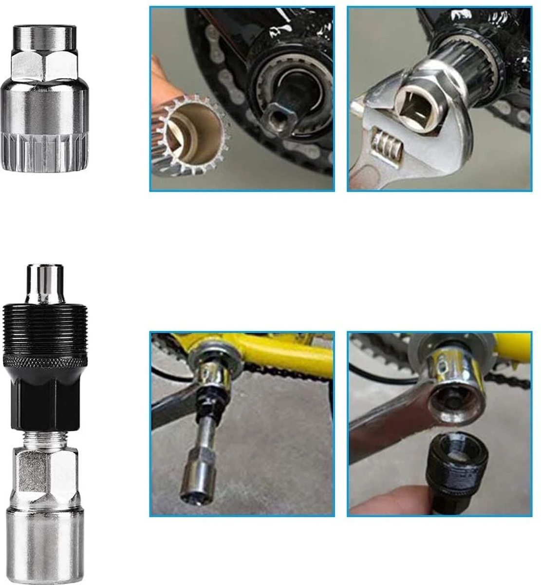 Merkloos Professionele Cassette Afnemer En Kettingzweep - Complete Set 9 Merkloos Professionele Cassette Afnemer En Kettingzweep - Complete Set - Afbeelding 7