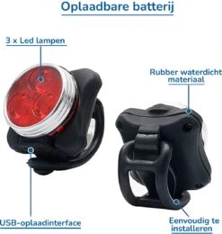 VUBIO LED Fietsverlichting USB Oplaadbaar - Waterdichte Fietslampjes -Winkel Voor Fietsbenodigdheden 1139x1200