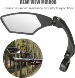 Igoods Fietsspiegel Ebike Links - Fietsspiegel Op Stuur - Verstelbaar -Winkel Voor Fietsbenodigdheden 1145x1200