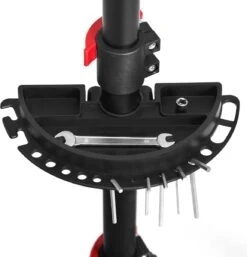 ACAZA Fiets Bevestigingsstandaard Met Snelsluiting, Gereedschapshouder En Stuurhouder, Lichte En Draagbare Reparatie Standaard Voor Fietsen, Zwart Statief -Winkel Voor Fietsbenodigdheden 1154x1200