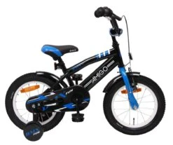 Amigo BMX Fun Jongensfiets - Kinderfiets 14 Inch - Zwart/Blauw