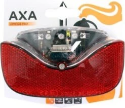 AXA Omega - Fiets Achterlicht - LED Fietsverlichting Op Batterij – Auto On/off Systeem - 50-80 Mm - Rood -Winkel Voor Fietsbenodigdheden 1200x1034