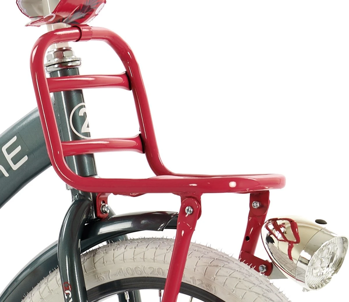 2Cycle Desire Kinderfiets - 20 Inch - Voordrager -Grijs-Roze - Meisjesfiets 5 2Cycle Desire Kinderfiets - 20 Inch - Voordrager -Grijs-Roze - Meisjesfiets - Afbeelding 3