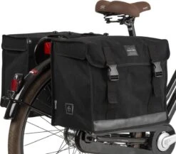 Fastrider Canvas 37 Dubbele Fietstas Zwart - 65L -Winkel Voor Fietsbenodigdheden 1200x1054