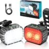 Inlustro Fietslamp Set - Voorlicht / Achterlicht - LED Fietslampjes Rood En Wit - Fietslicht Koplamp - Waterdicht - USB Oplaadbaar -Winkel Voor Fietsbenodigdheden 1200x1092 1