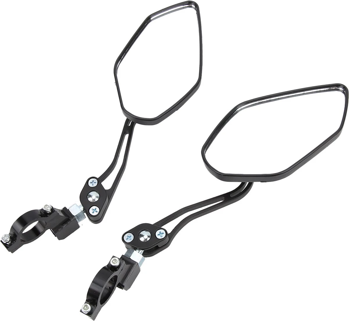 NueNext Fietsspiegel Ebike 2 Stuks – Achteruitkijk Spiegel Op Stuur – Multi-verstelbaar – 360 Rotatie - Speed-pedelec 12 NueNext Fietsspiegel Ebike 2 Stuks – Achteruitkijk Spiegel Op Stuur – Multi-verstelbaar – 360 Rotatie - Speed-pedelec - Afbeelding 10