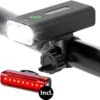 BikePro LED Fietsverlichting Set - Voorlicht En Achterlicht - USB Oplaadbaar - Fietslamp - Koplamp Fiets - Fietslampjes - Fietslichten -Winkel Voor Fietsbenodigdheden 1200x1111