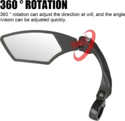 Igoods Fietsspiegel Ebike Links - Fietsspiegel Op Stuur - Verstelbaar -Winkel Voor Fietsbenodigdheden 1200x1155