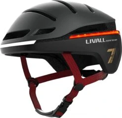 Livall EVO21 Black Medium - (Smart) Fietshelm - SOS Functie - LED Richtingaanwijzers - Smart Verlichting -Winkel Voor Fietsbenodigdheden 1200x1156 1