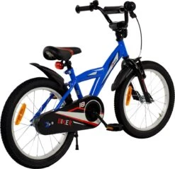 2Cycle Biker Kinderfiets - 18 Inch - Blauw - Jongensfiets -Winkel Voor Fietsbenodigdheden 1200x1159 2