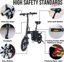 Windgoo B20 V2 - Smart E Bike - APP IOS Android - Elektrische Vouwfiets Zonder Gashandel - 250W - 14 Inch - 25 KM/H - Zwart -Winkel Voor Fietsbenodigdheden 1200x1160 2