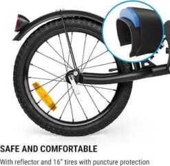 Klarfit Follower Fietsaanhanger Set - Fietskar 16" Luchtband - Aanhangwagen 35 Kg Belastbaarheid - Transporttas 120 Liter 19 Klarfit Follower Fietsaanhanger Set - Fietskar 16" Luchtband - Aanhangwagen 35 Kg Belastbaarheid - Transporttas 120 Liter -Winkel Voor Fietsbenodigdheden 1200x1173