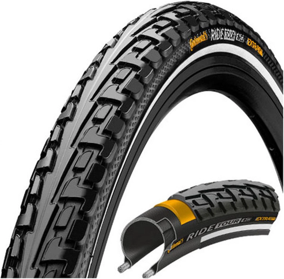 Continental Buitenband Ride Tour 28 X 1 3/8 X 1 5/8 (37-622) Draad 5 Continental Buitenband Ride Tour 28 X 1 3/8 X 1 5/8 (37-622) Draad - Afbeelding 3