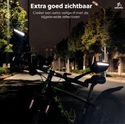 BikePro Verstelbare Fietsspiegel Set Incl. Reflectoren - Links & Rechts - Achteruitkijkspiegel Fiets - Geschikt Voor E Bike, Fiets, Motor, Step -Winkel Voor Fietsbenodigdheden 1200x1186 1