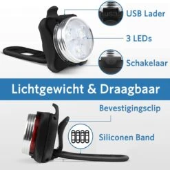 Fietsverlichting USB Oplaadbaar - Waterdicht Fietslamp - LED Fietslampjes - Voorlicht En Achterlicht - Voor Fiets 16 Fietsverlichting USB Oplaadbaar - Waterdicht Fietslamp - LED Fietslampjes - Voorlicht En Achterlicht - Voor Fiets -Winkel Voor Fietsbenodigdheden 1200x1196
