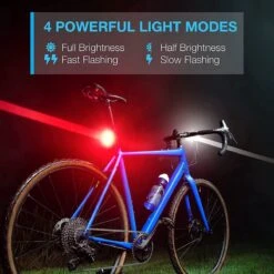BOTC Fietsverlichting USB Oplaadbaar - Oplaadbare USB Led Fietslamp - Voorlicht & Achterlicht - Waterdicht -Winkel Voor Fietsbenodigdheden 1200x1200 103