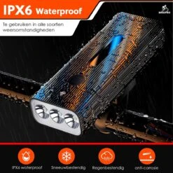 BikePro LED Fietsverlichting Set - Voorlicht En Achterlicht - USB Oplaadbaar - Fietslamp - Koplamp Fiets - Fietslampjes - Fietslichten -Winkel Voor Fietsbenodigdheden 1200x1200 111
