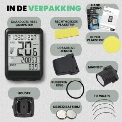 Strex Draadloze Fietscomputer - 17 Functies - Extra Groot Scherm - Draadloze Fiets Computer Draadloos Waterdicht - NL Handleiding -Winkel Voor Fietsbenodigdheden 1200x1200 132