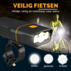 AXIMO Fietsverlichting 500 Lumen - Fietslamp USB Oplaadbaar LED - Voorlicht En Achterlicht - Fietslicht Set -Winkel Voor Fietsbenodigdheden 1200x1200 134