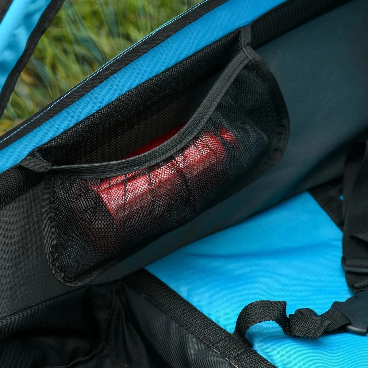 HOMCOM 3-in-1 Kinderaanhanger Jogger Fietskar Voor 2 Kinderen Aluminium 440-018 9 HOMCOM 3-in-1 Kinderaanhanger Jogger Fietskar Voor 2 Kinderen Aluminium 440-018 - Afbeelding 7