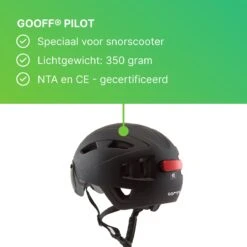 GOOFF® PILOT 3 In 1 Snorscooterhelm Met Afneembaar Vizier - Matzwart - Lichtgewicht Snorfiets Helm - NTA Gecertificeerd Speed Pedelec Helm - Geschikt Voor Blauw Kenteken Snorscooter En Snorfiets - Maat XL - Voor Vrouwen En Mannen -Winkel Voor Fietsbenodigdheden 1200x1200 17