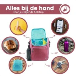 Bablue Stuurtas Fiets - Roze Fietstas - Met Regenhoes - Handig Te Bevestigen - Fietstas Enkel - Fietstas Stuur - Afneembaar - Stuurtas Fiets Waterproof - Schoudertas - Elektrische Fietsen - Stuurtas Met Smartphone Houder -Winkel Voor Fietsbenodigdheden 1200x1200 202