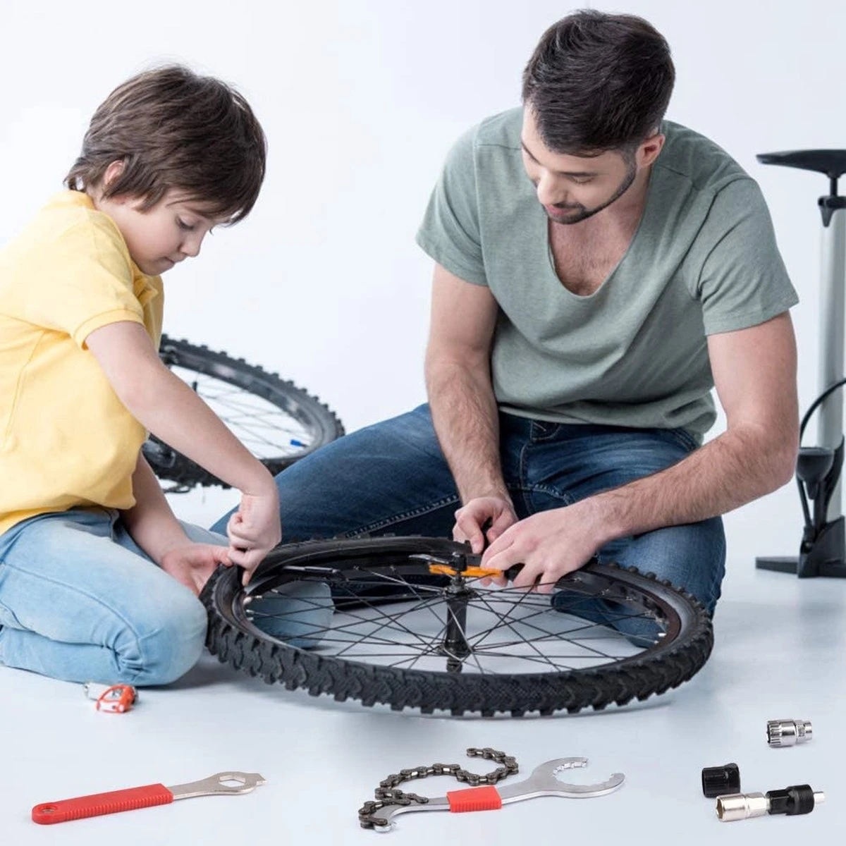 Merkloos Professionele Cassette Afnemer En Kettingzweep - Complete Set 8 Merkloos Professionele Cassette Afnemer En Kettingzweep - Complete Set - Afbeelding 6