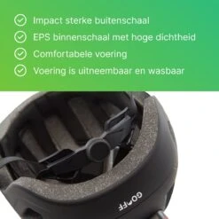 GOOFF® PILOT 3 In 1 Snorscooterhelm Met Afneembaar Vizier - Matzwart - Lichtgewicht Snorfiets Helm - NTA Gecertificeerd Speed Pedelec Helm - Geschikt Voor Blauw Kenteken Snorscooter En Snorfiets - Maat XL - Voor Vrouwen En Mannen -Winkel Voor Fietsbenodigdheden 1200x1200 25