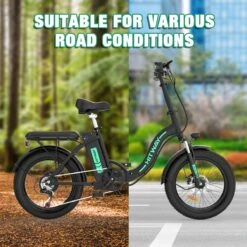 HITWAY E-Bike Elektrische Fiets 20 Inch Fat Tire E-Bicycle Vouwfiets, 250 W/36 V/11,2 Ah Accu, Max. Bereik Tot 35-90 Km, Offroad-mountainbike Met Shimano 7-versnellingen, City EBike Met Slot 11 HITWAY E-Bike Elektrische Fiets 20 Inch Fat Tire E-Bicycle Vouwfiets, 250 W/36 V/11,2 Ah Accu, Max. Bereik Tot 35-90 Km, Offroad-mountainbike Met Shimano 7-versnellingen, City EBike Met Slot -Winkel Voor Fietsbenodigdheden 1200x1200 259
