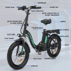 HITWAY E Bike Elektrische Fiets 20 Inch Dikke Band Opvouwbare Elektrische Fiets, 250W/36V/11,2Ah Batterij, Max. Bereik Tot 35-90km, Off-road Mountainbike Met Shimano 7 Versnellingen, Stad EBike Heren Dames 13 HITWAY E Bike Elektrische Fiets 20 Inch Dikke Band Opvouwbare Elektrische Fiets, 250W/36V/11,2Ah Batterij, Max. Bereik Tot 35-90km, Off-road Mountainbike Met Shimano 7 Versnellingen, Stad EBike Heren Dames -Winkel Voor Fietsbenodigdheden 1200x1200 276