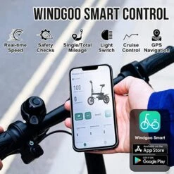 Windgoo B20 V2 - Smart E Bike - APP IOS Android - Elektrische Vouwfiets Zonder Gashandel - 250W - 14 Inch - 25 KM/H - Zwart -Winkel Voor Fietsbenodigdheden 1200x1200 289