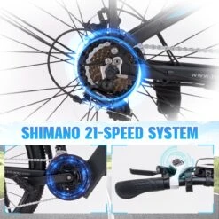 Hitway Elektrische Fiets Off-Road | Electric Mountain Bike | E-bike | 250W Motor | 26 Inch | Zwart -Winkel Voor Fietsbenodigdheden 1200x1200 291