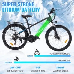 Hitway Elektrische Fiets Off-Road | Electric Mountain Bike | E-bike | 250W Motor | 26 Inch | Zwart -Winkel Voor Fietsbenodigdheden 1200x1200 294