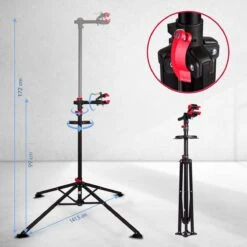 LifeGoods Fiets Montagestandaard - Fietsreparatie Racefiets / MTB - Incl. Stuurhouder - Zwart/Rood -Winkel Voor Fietsbenodigdheden 1200x1200 37