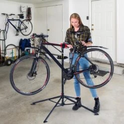 LifeGoods Fiets Montagestandaard - Fietsreparatie Racefiets / MTB - Incl. Stuurhouder - Zwart/Rood -Winkel Voor Fietsbenodigdheden 1200x1200 40
