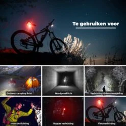 PRO LED 2022 Fietsverlichting Set - Racefiets Verlichting - Voorlicht En Achterlicht - Fietsaccessoires - USB Oplaadbaar - IP65 Waterdicht -Winkel Voor Fietsbenodigdheden 1200x1200 59