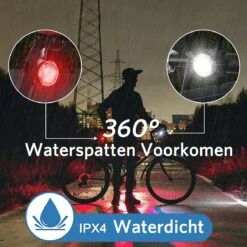 Fietsverlichting USB Oplaadbaar - Waterdicht Fietslamp - LED Fietslampjes - Voorlicht En Achterlicht - Voor Fiets 15 Fietsverlichting USB Oplaadbaar - Waterdicht Fietslamp - LED Fietslampjes - Voorlicht En Achterlicht - Voor Fiets -Winkel Voor Fietsbenodigdheden 1200x1200 7