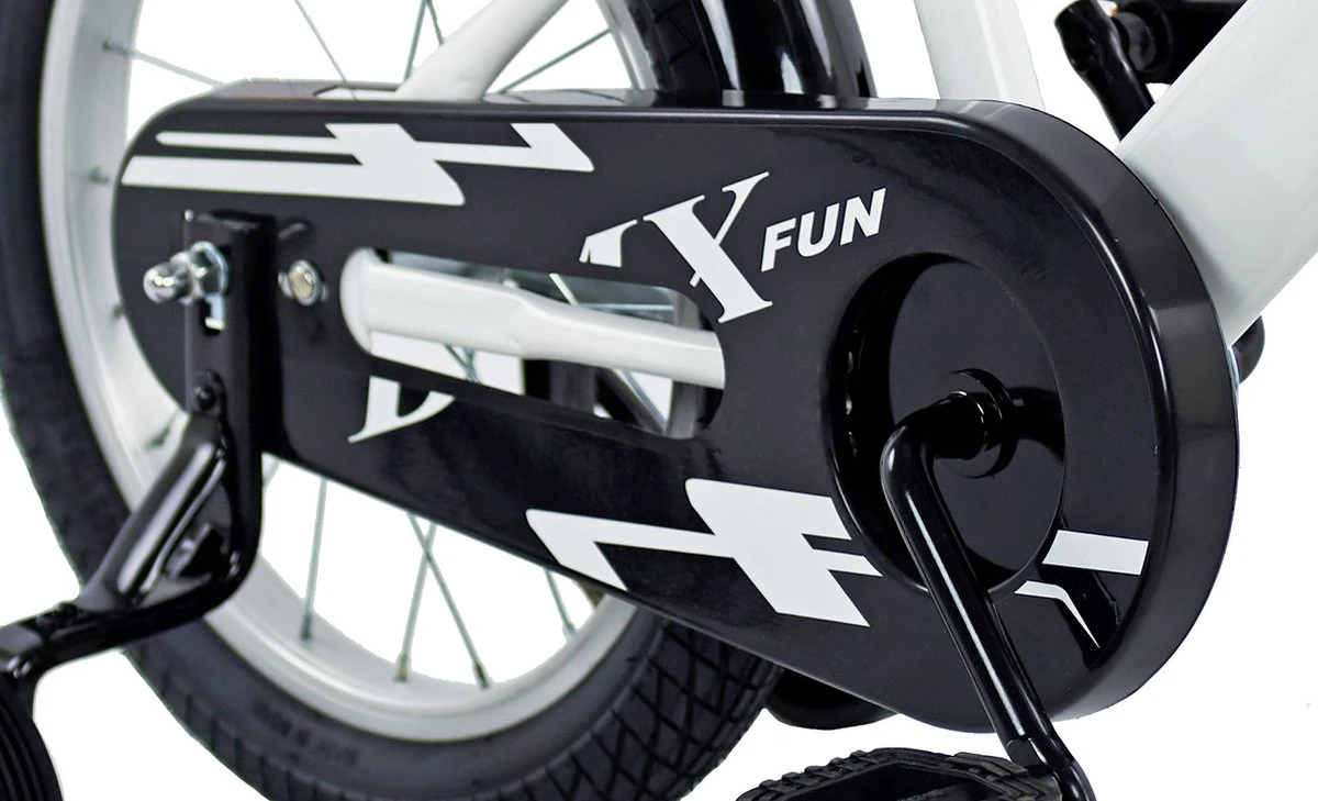 2Cycle BMX-Fun Kinderfiets - 16 Inch - Wit - Jongensfiets 6 2Cycle BMX-Fun Kinderfiets - 16 Inch - Wit - Jongensfiets - Afbeelding 4
