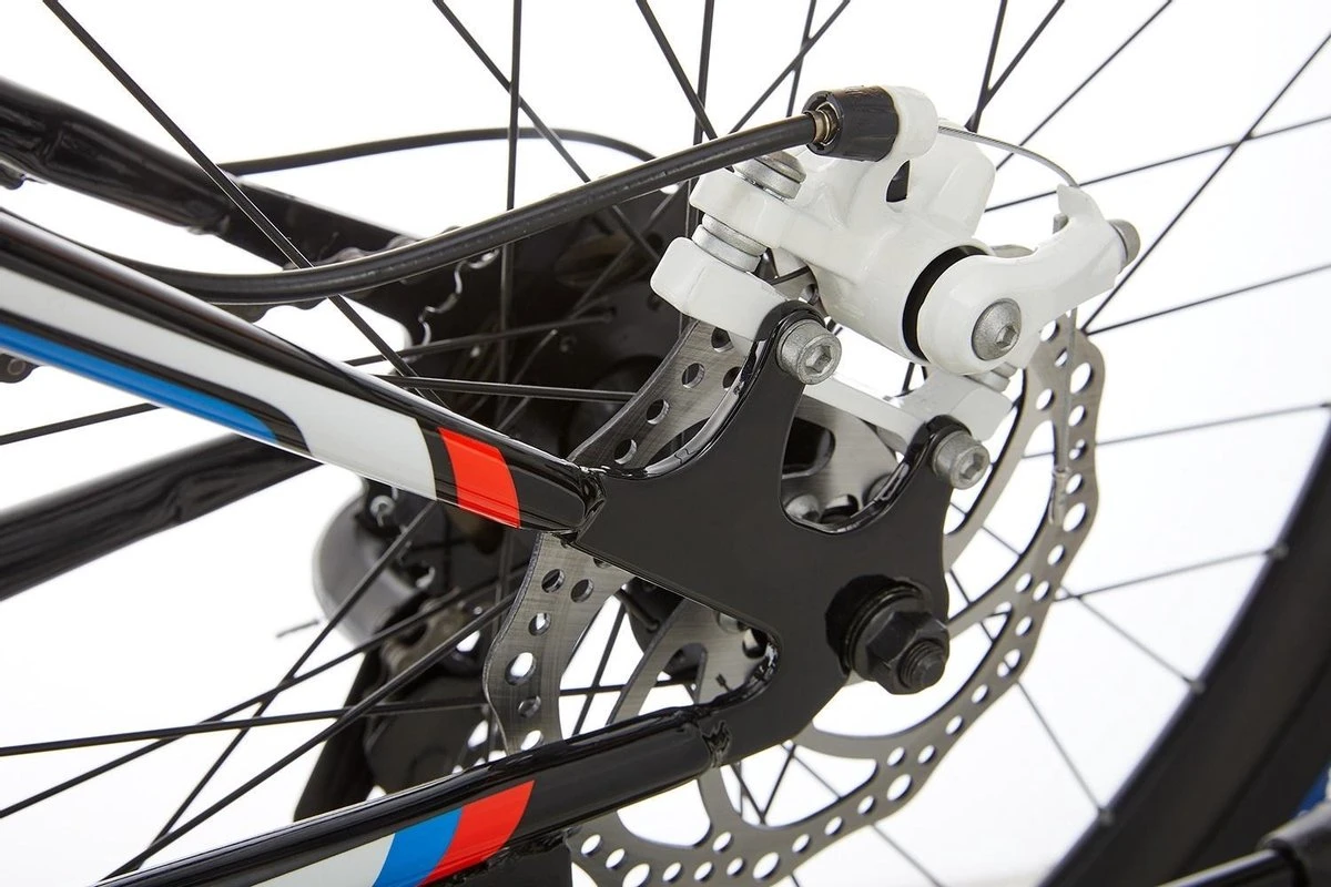 Supersuper Kiyoko Kinder Mountainbike - 7 Versnellingen - 24 Inch - Jongens - Zwart/Blauw 5 Supersuper Kiyoko Kinder Mountainbike - 7 Versnellingen - 24 Inch - Jongens - Zwart/Blauw - Afbeelding 3