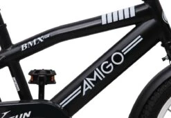 Amigo BMX Fun Jongensfiets - Kinderfiets 16 Inch - Matzwart -Winkel Voor Fietsbenodigdheden 1200x830