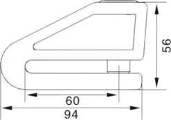 VINZ Baretti Schijfremslot / Motorslot ART4 - Fluor Geel 13 VINZ Baretti Schijfremslot / Motorslot ART4 - Fluor Geel -Winkel Voor Fietsbenodigdheden 1200x844