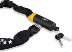 VINZ Salado Kettingslot / Fietsslot Met Vaste Kop ART2 - 120cm -Winkel Voor Fietsbenodigdheden 1200x880