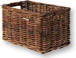 Basil Denton Fietsmand L - Voor - Rotan - Grijs - Large -Winkel Voor Fietsbenodigdheden 1200x917