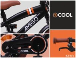 Amigo 2Cool Jongensfiets - Kinderfiets 12 Inch - Matzwart -Winkel Voor Fietsbenodigdheden 1200x920 2