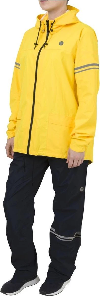 AGU Original Regenpak Essential - Geel/Zwart - XL - Dames & Heren - Waterdicht & Ademend 10 AGU Original Regenpak Essential - Geel/Zwart - XL - Dames & Heren - Waterdicht & Ademend - Afbeelding 8