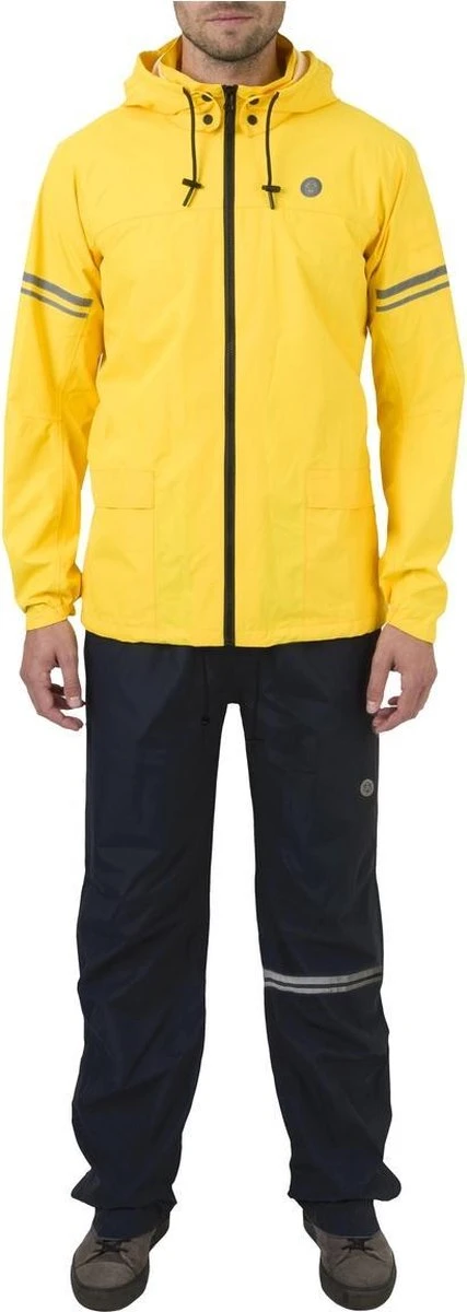 AGU Original Regenpak Essential - Geel/Zwart - XL - Dames & Heren - Waterdicht & Ademend 11 AGU Original Regenpak Essential - Geel/Zwart - XL - Dames & Heren - Waterdicht & Ademend - Afbeelding 9